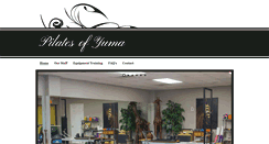 Desktop Screenshot of pilatesofyuma.com