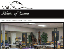Tablet Screenshot of pilatesofyuma.com